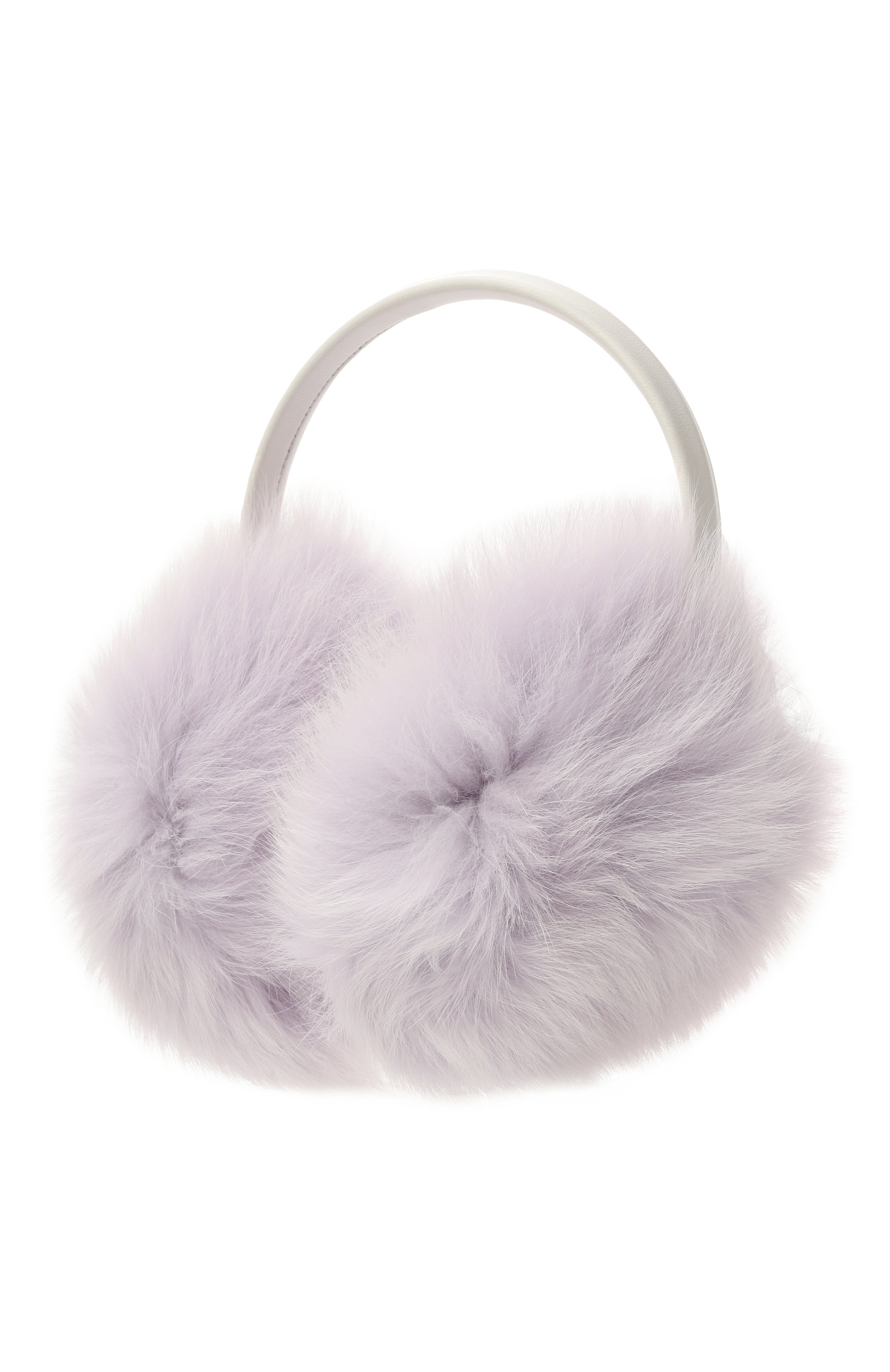 Меховые наушники из лисы YVES SALOMON, арт. 23WAA124XXRDXX, фото 2