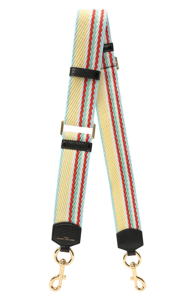 Женские текстильный ремень для сумки MARC JACOBS (THE) желтого цвета, арт. S302M02PF21 | Фото 1 (Размер: mini; Материал: Текстиль; Ошибки технического описания: Нет высоты, Нет глубины; Кросс-КТ: ремень-сумка; Драгоценные камни: Проставлено; Материал сплава: Проставлено)
