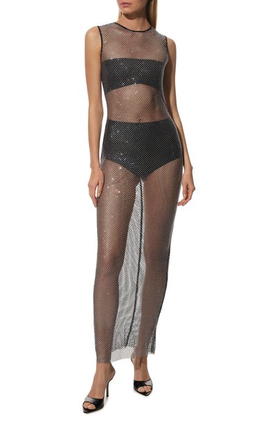 Платье с отделкой стразами GIUSEPPE DI MORABITO, арт. PS23297DR-231, фото 3