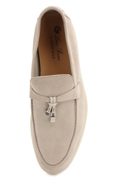 Замшевые лоферы summer charms walk LORO PIANA, арт. FAE5444, фото 5