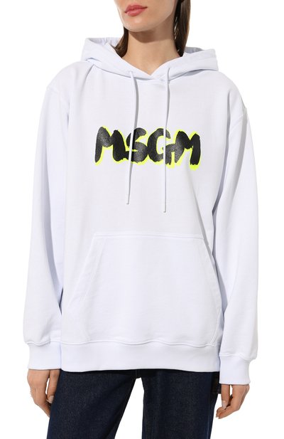 Хлопковое худи MSGM, арт. 3441MDM204 237000, фото 3