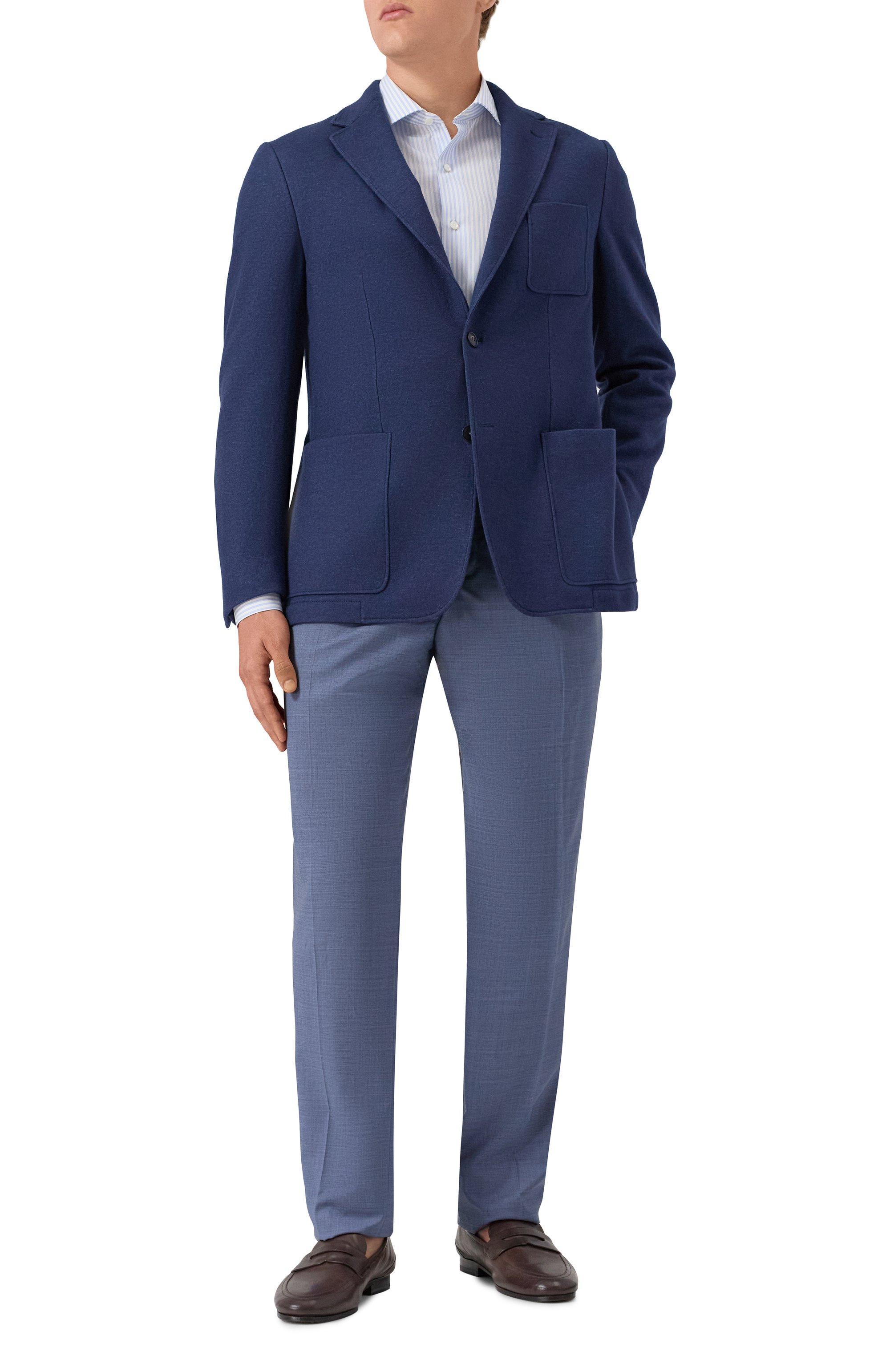 Шерстяные брюки ZILLI, арт. CPPTA1M028660014U/50, фото 2