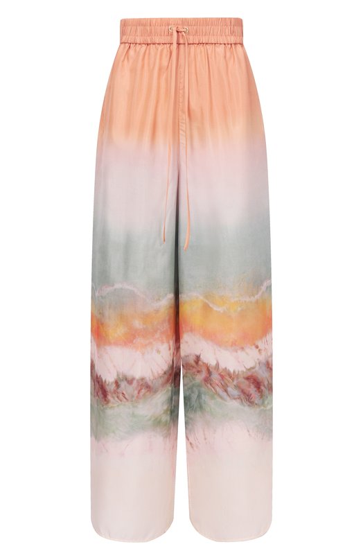 Шелковые брюки Zimmermann 5666PRS263 Разноцветный 5666PRS263
