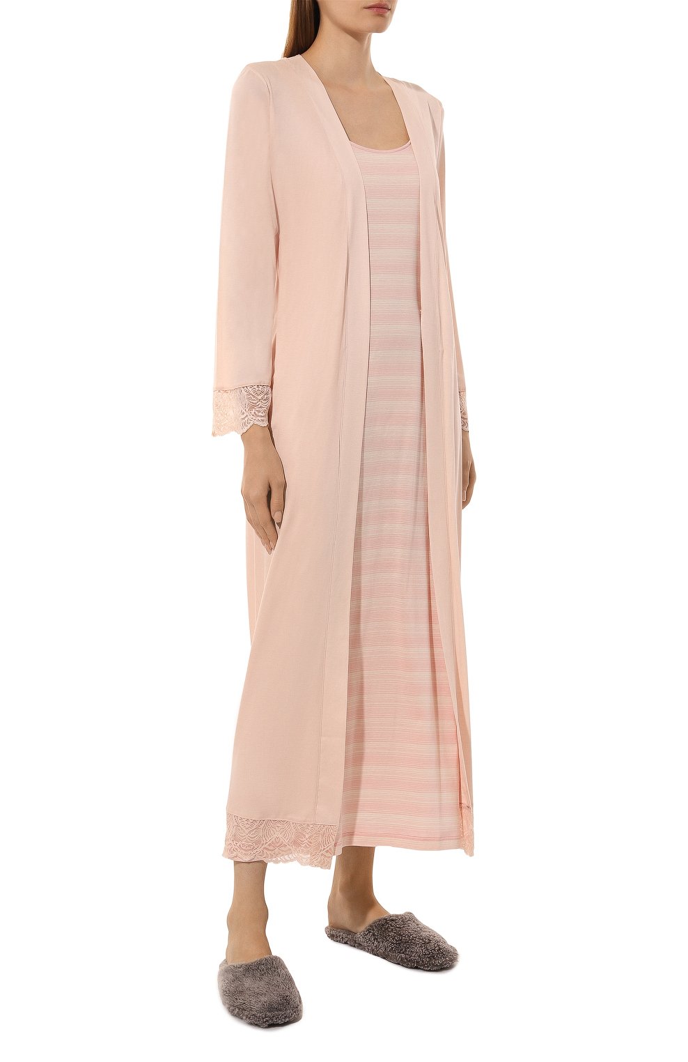 Сорочка HANRO розового цвета по цене 17010 руб., арт. 077655, фото 2 Сорочка HANRO, арт. 077655, фото 2