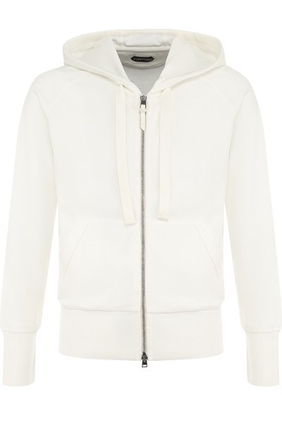 Хлопковая толстовка на молнии с капю шоном TOM FORD, арт. BP228/TFJ917, фото 1