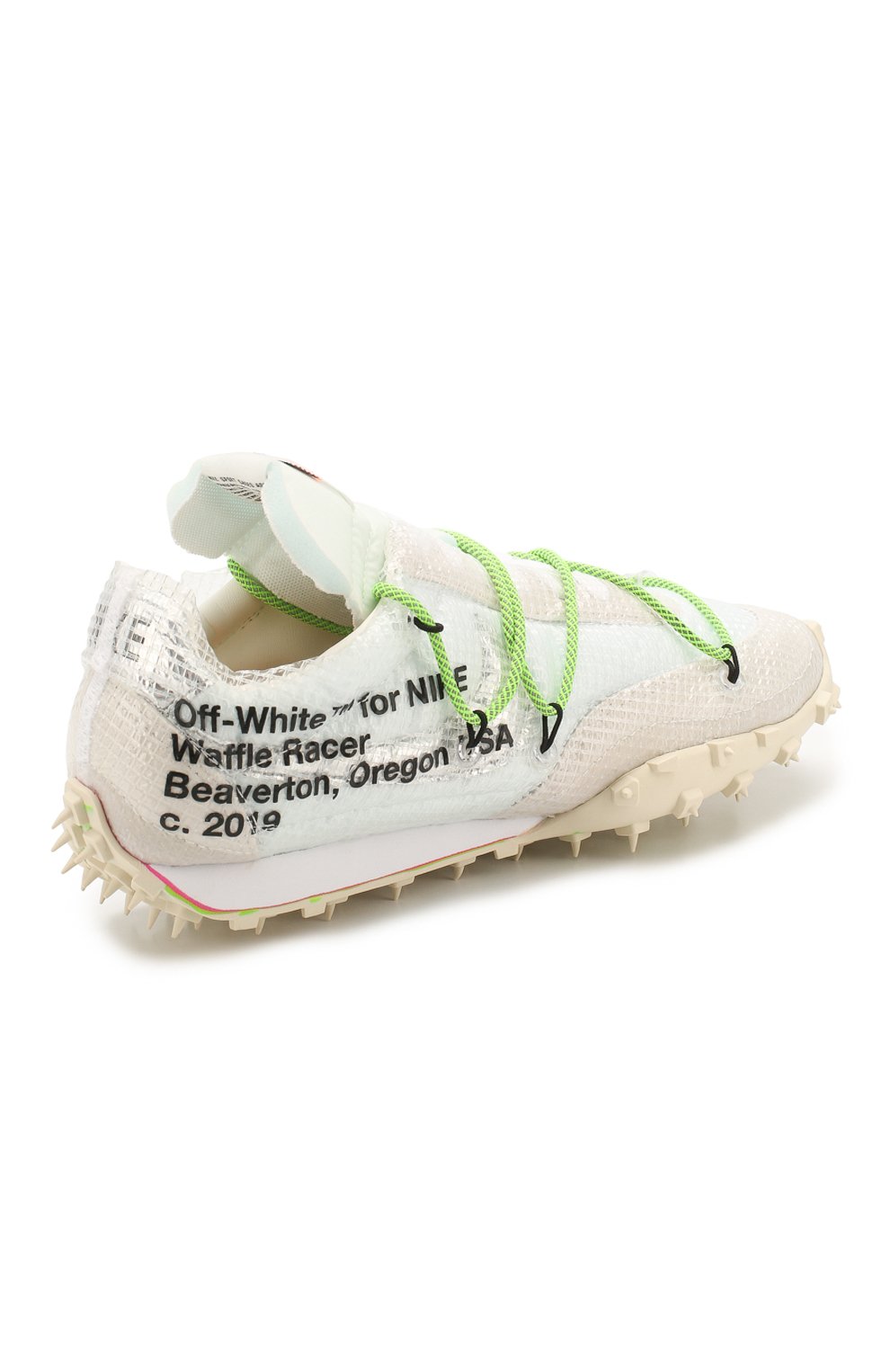 Кроссовки nike x off-white waffle racer OFF-WHITE, арт. 0WIA220G19FAB0010110, фото 4