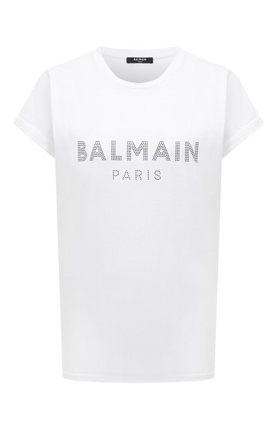 Хлопковая футболка BALMAIN, арт. VF11351B011, фото 1