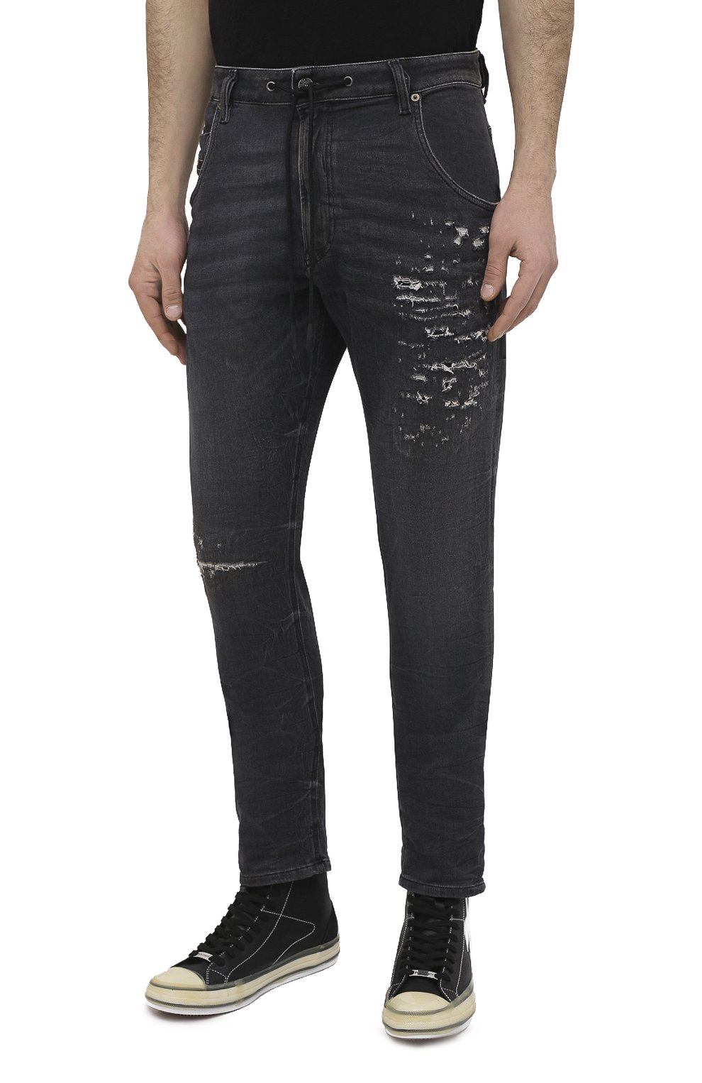 Джинсы DIESEL темно-серого цвета по цене 36950 руб., арт. A00879/069SX, фото 3 Джинсы DIESEL, арт. A00879/069SX, фото 3