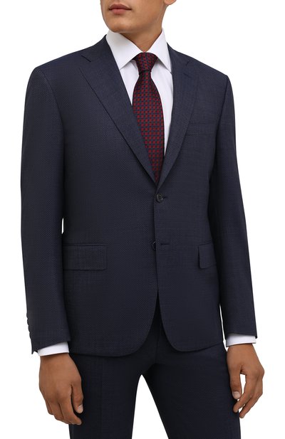 Шелковый галстук ZEGNA красного цвета по цене 19650 руб., арт. Z2E01T/1L8, фото 2 Шелковый галстук ZEGNA, арт. Z2E01T/1L8, фото 2