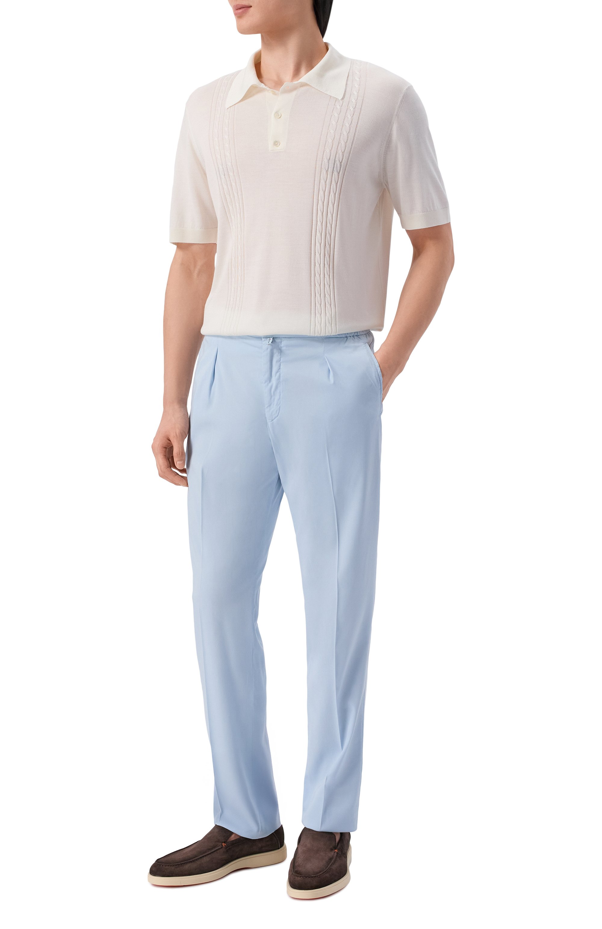 Шелковое поло KITON, арт. UMK0852, фото 2