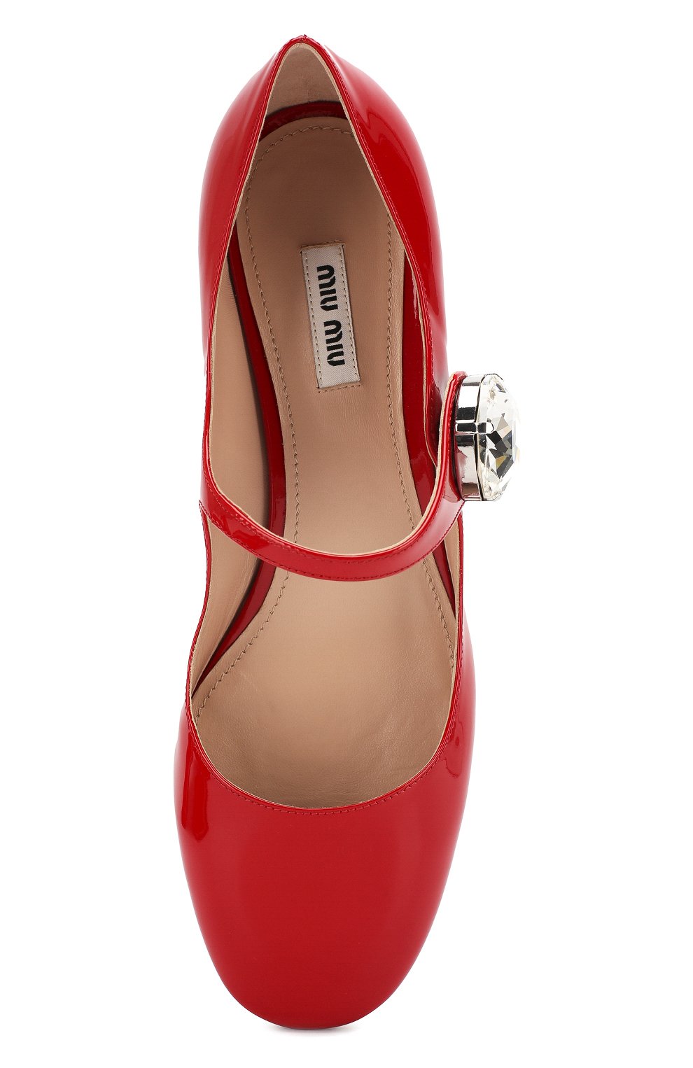 Кожаные туфли MIU MIU, арт. 5I654C/JHR, фото 5