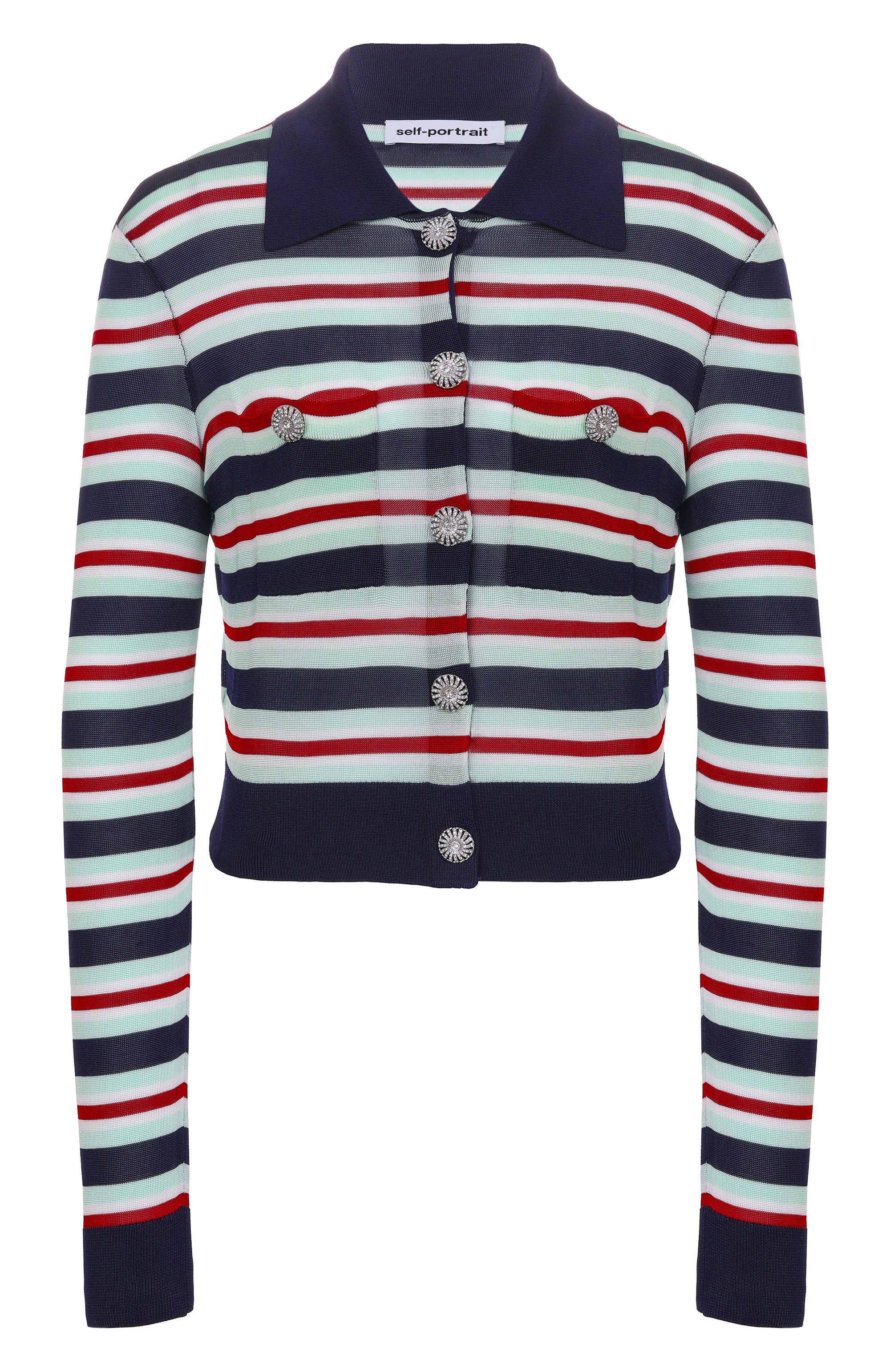 Кардиган из вискозы SELF-PORTRAIT, арт. PF25050TBL, фото 1