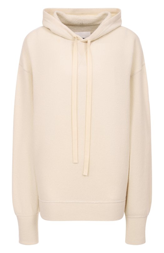 Кашемировое худи Jil Sander J40GU0119/J13276 Кремовый J40GU0119/J13276