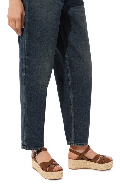 Кожаные босоножки PRADA, арт. 1XZ680-3KYE-F0134-065, фото 3