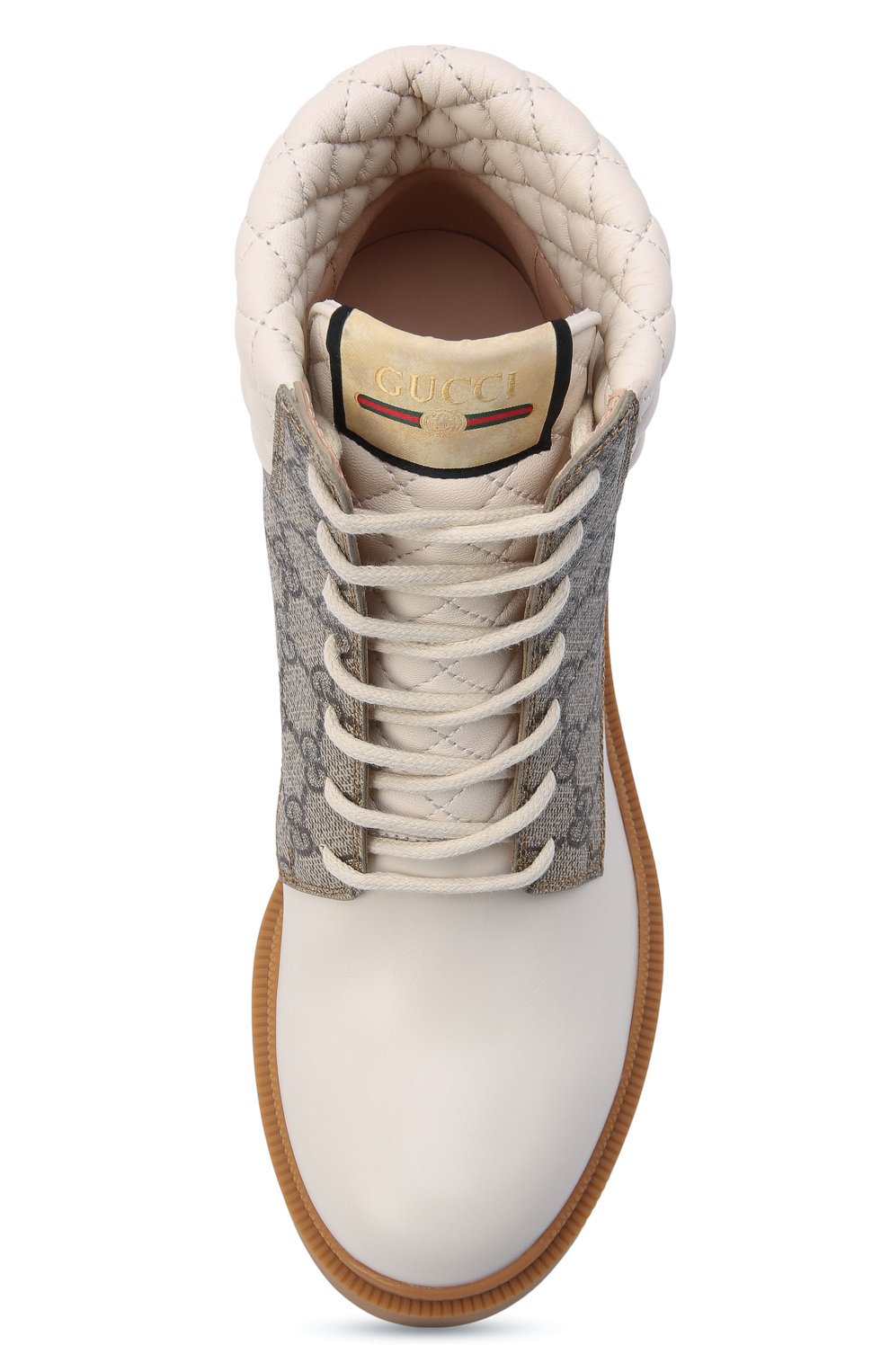 Кожаные ботильоны trip GUCCI, арт. 659691/UC810, фото 6