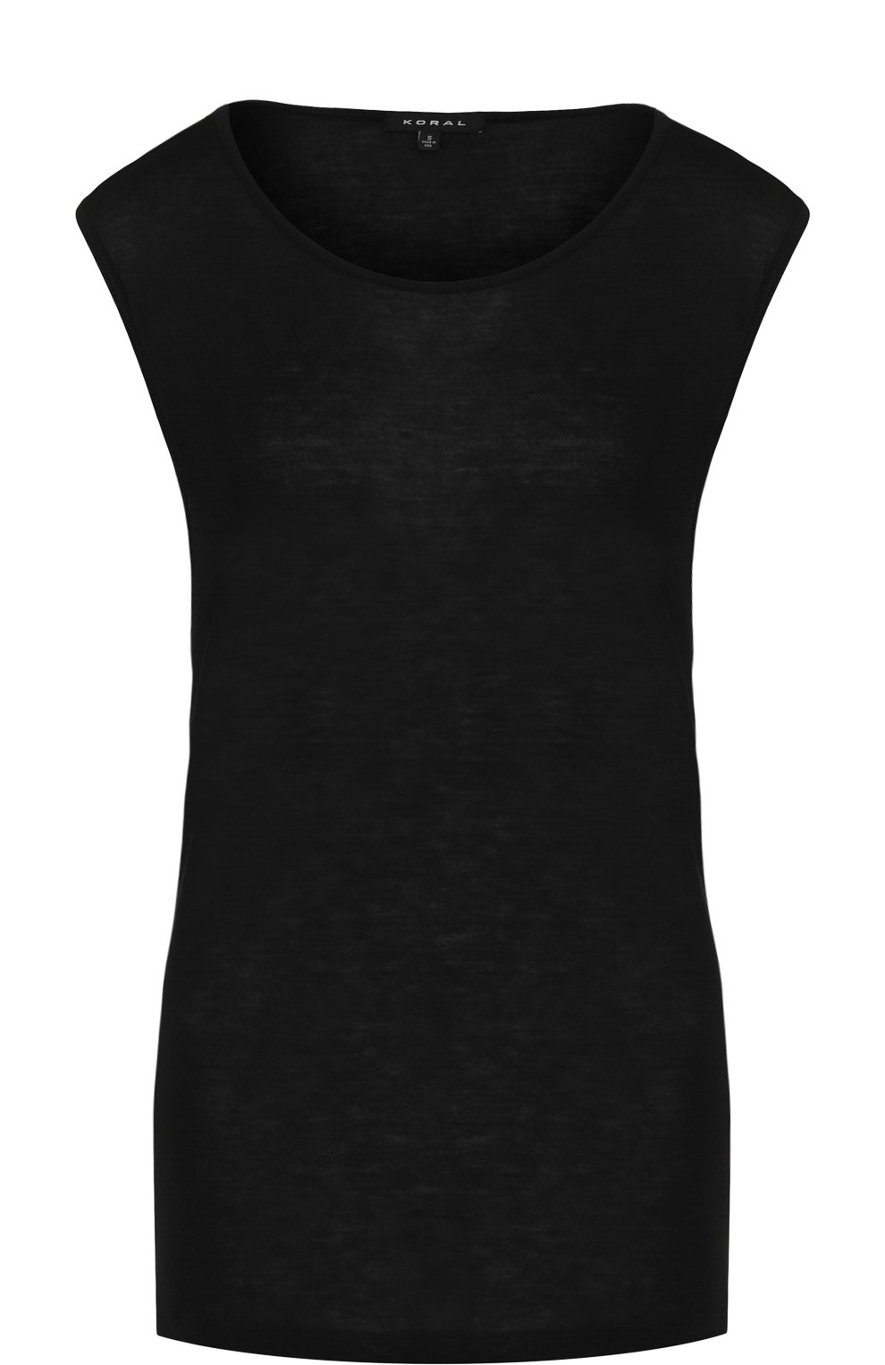 Майка KORAL ACTIVEWEAR черного цвета по цене 11200 руб., арт. A6033J07, фото 1 Майка KORAL ACTIVEWEAR, арт. A6033J07, фото 1