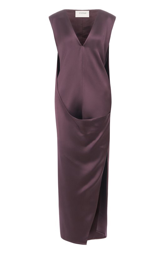 Атласное платье Sportmax AUSTRIA1234 Фиолетовый AUSTRIA1234