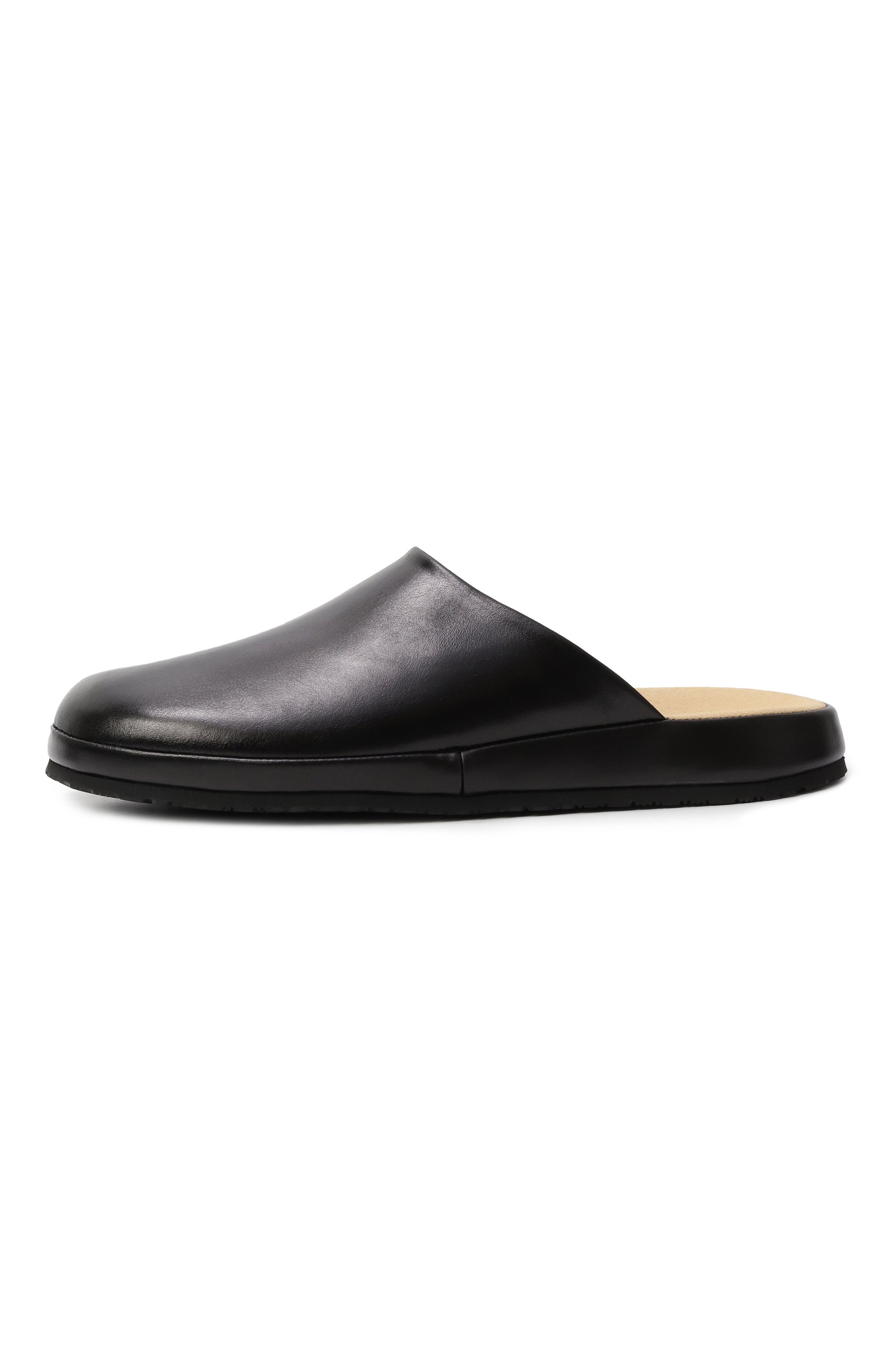 Кожаные домашние туфли FARFALLA черного цвета по цене 43050 руб., арт. F9/SERR.ANTIK, фото 4 Кожаные домашние туфли FARFALLA, арт. F9/SERR.ANTIK, фото 4