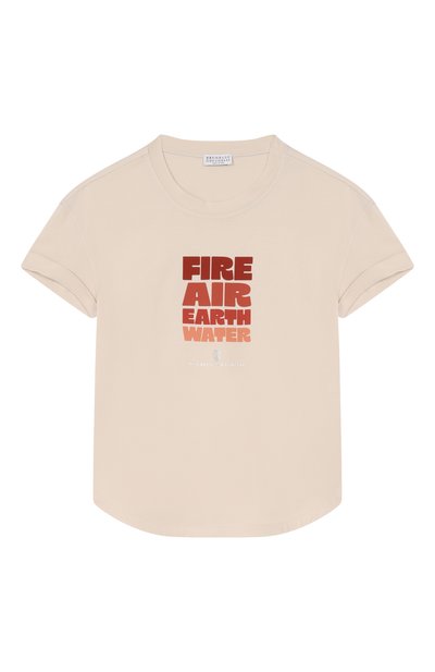 Хлопковая футболка BRUNELLO CUCINELLI, арт. B0T81T485B