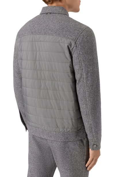 Куртка из хлопка и шерсти CAPOBIANCO, арт. 19M183.FSNY., фото 4