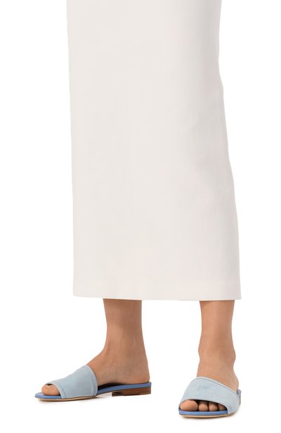 Замшевые шлепанцы KITON, арт. D57809N0100803, фото 3