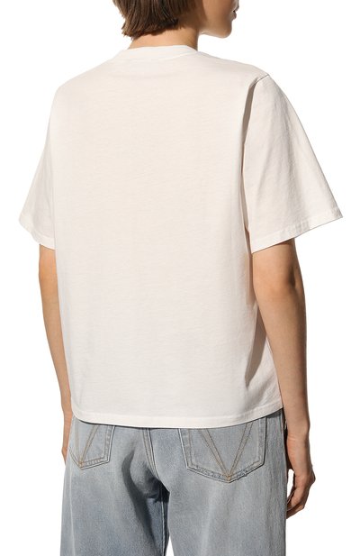 Хлопковая футболка 7 FOR ALL MANKIND, арт. JSLL97000W, фото 4