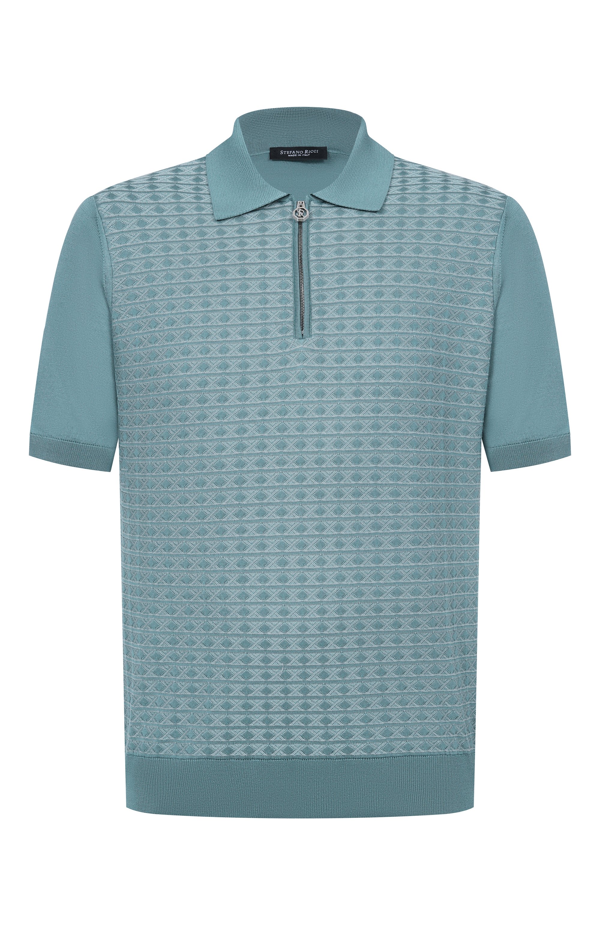 Поло из шелка и хлопка STEFANO RICCI, арт. K212038P31/F26194, фото 1