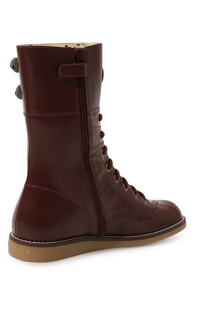 Кожаные ботинки GUCCI, арт. 630131 D7300, фото 3