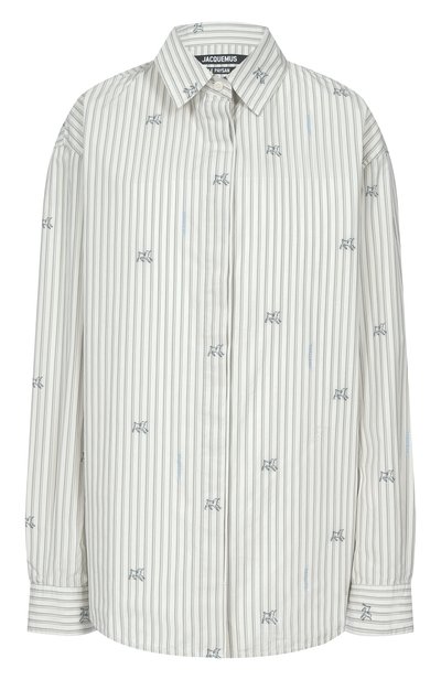 Женская хлопковая рубашка JACQUEMUS, арт. 26ESHW00566/AW00750