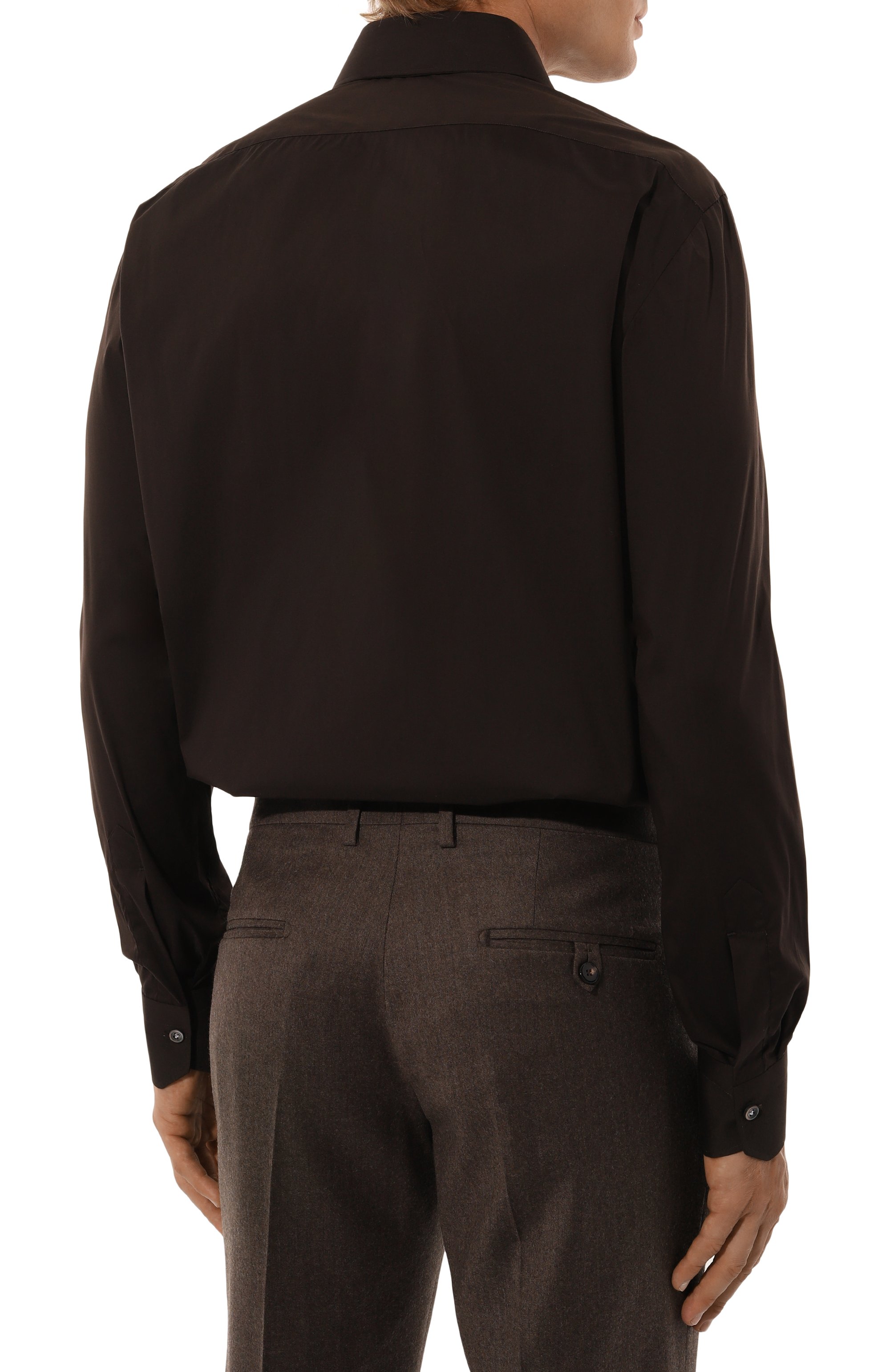 Хлопковая сорочка KITON, арт. UCIH0865407, фото 4