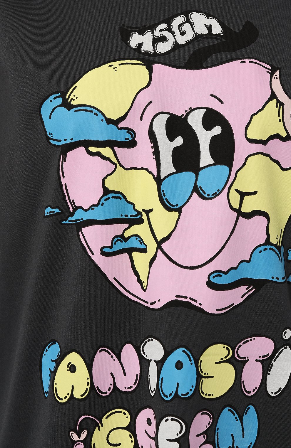 Хлопковая футболка MSGM, арт. 3746MM04/247791, фото 5