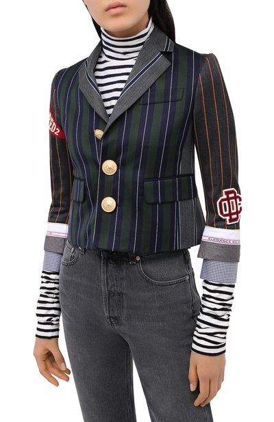 Жакет из шерсти и хлопка DSQUARED2, арт. S75BN0754/S52988, фото 3