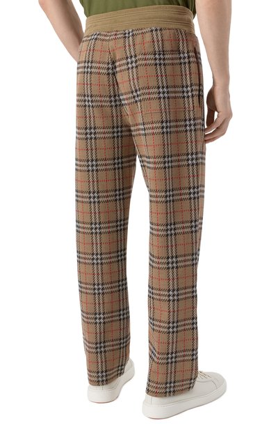 Хлопковые брюки BURBERRY бежевого цвета по цене 116500 руб., арт. 8102887, фото 4 Хлопковые брюки BURBERRY, арт. 8102887, фото 4