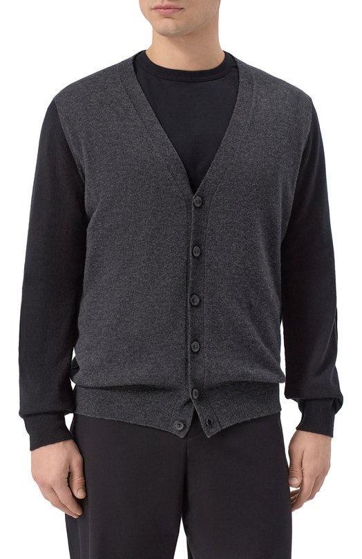 Шерстяной кардиган Maison Margiela S67HP0034/M13177 Серый  S67HP0034/M13177 Фото 3