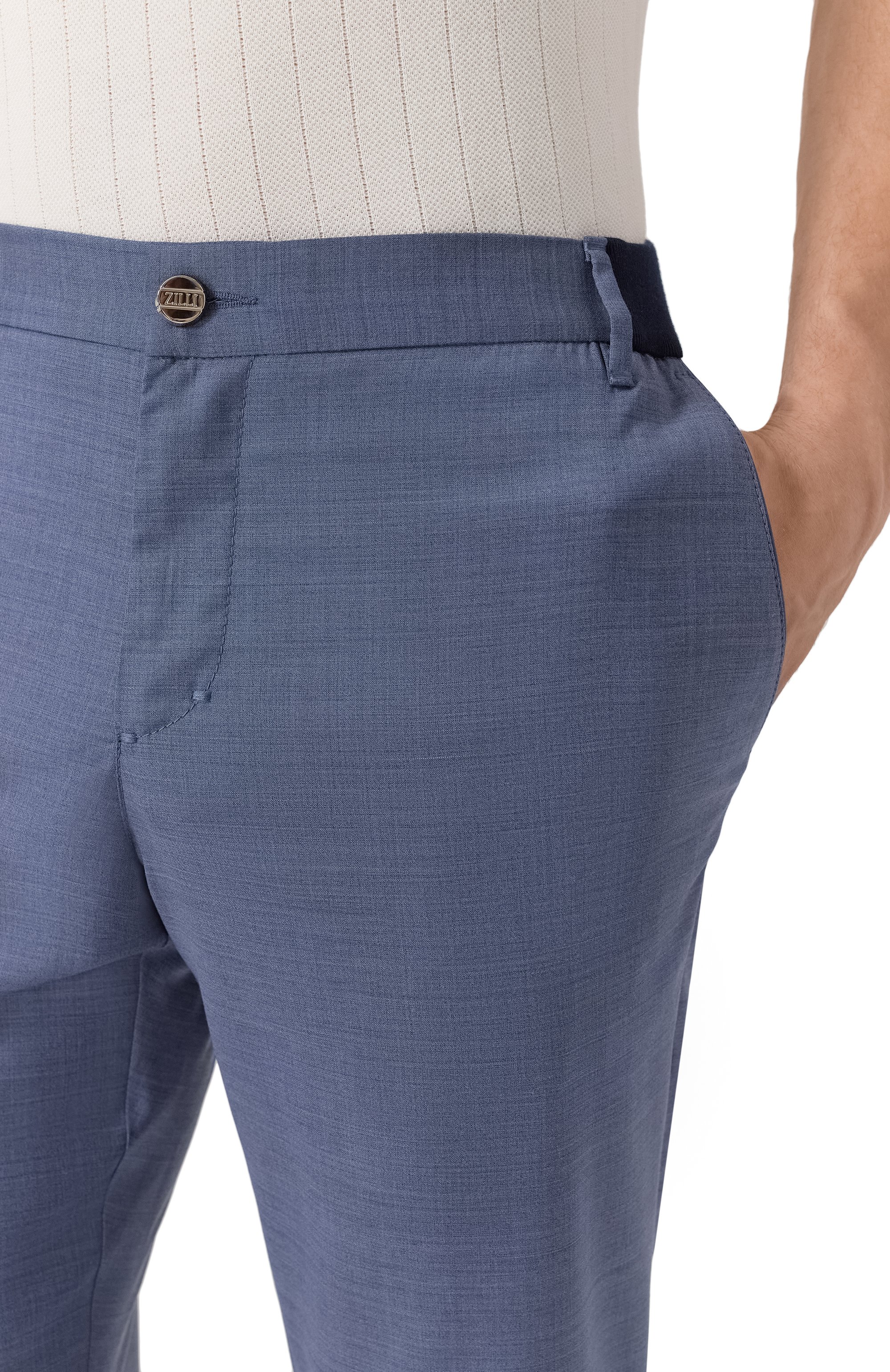 Шерстяные брюки ZILLI, арт. CP201DM0201VUC000, фото 5