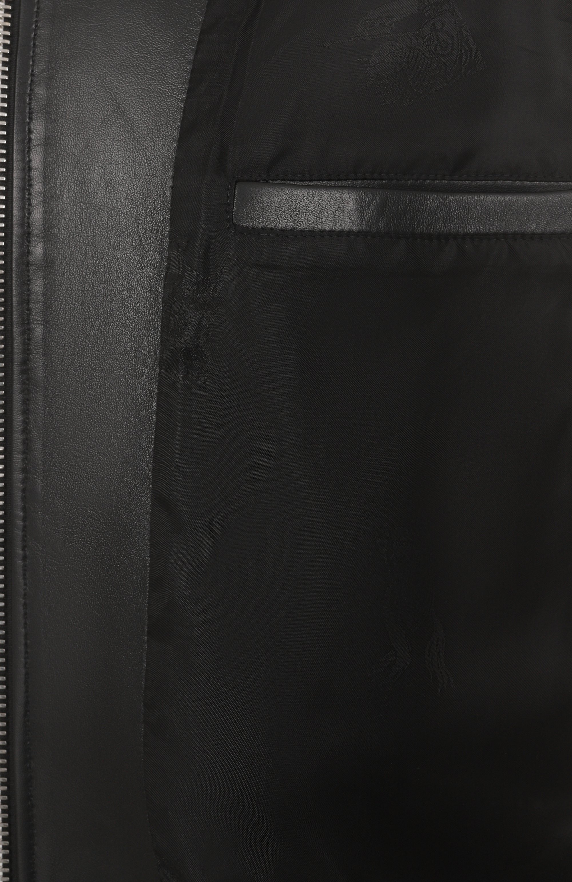 Кожаный бомбер BURBERRY, арт. 8091757, фото 7