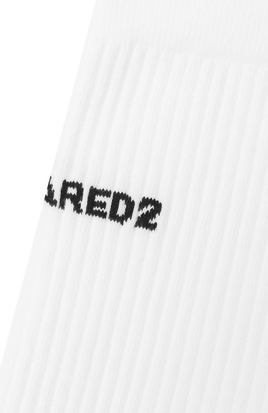 Хлопковые носки Dsquared2 DFV143300 Белый  DFV143300 Фото 2