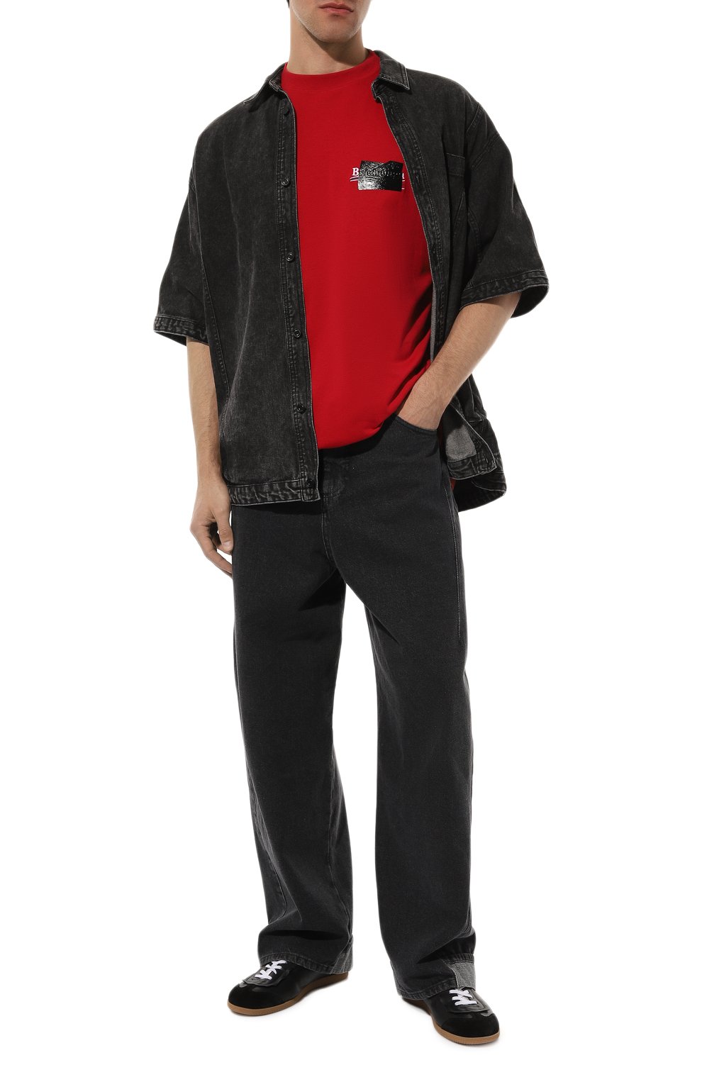 Хлопковая футболка BALENCIAGA, арт. 641675/TNVG1, фото 2