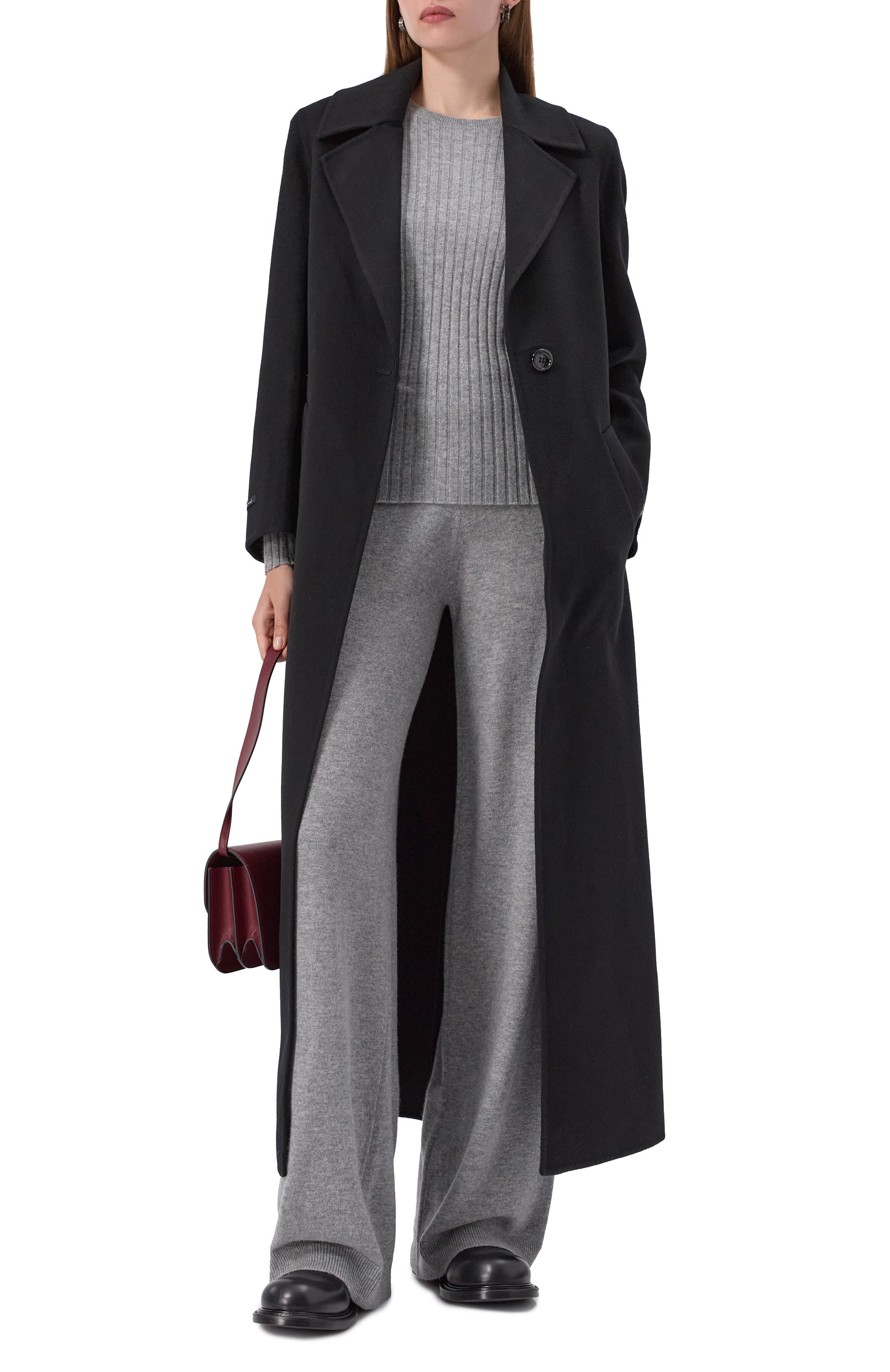 Брюки из шерсти и кашемира ALLUDE, арт. 255/17706, фото 2