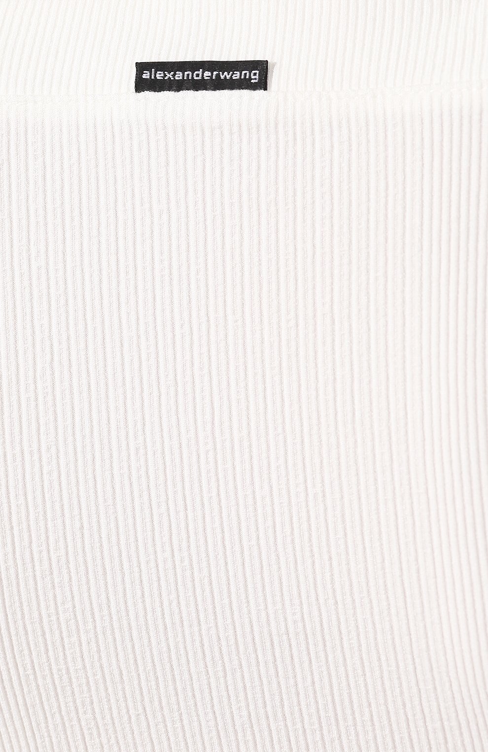 Топ из вискозы ALEXANDERWANG.T белого цвета по цене 17650 руб., арт. 4C198000, фото 5 Топ из вискозы ALEXANDERWANG.T, арт. 4C198000, фото 5