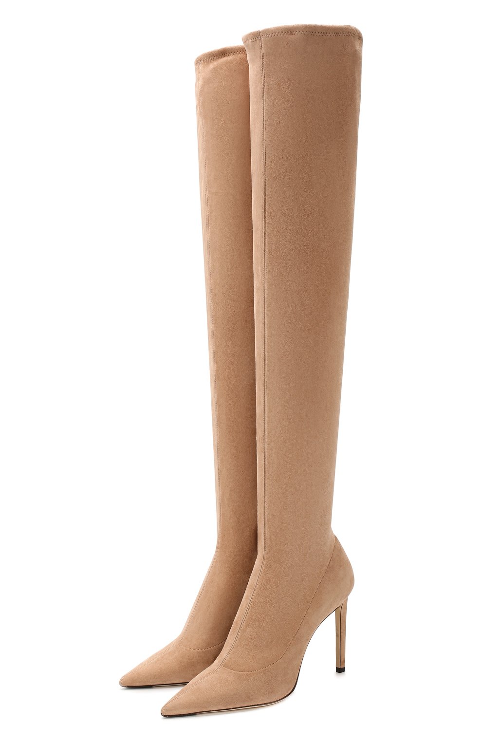 Замшевые ботфорты brisa 100 JIMMY CHOO, арт. BRISA 100/SSU, фото 1