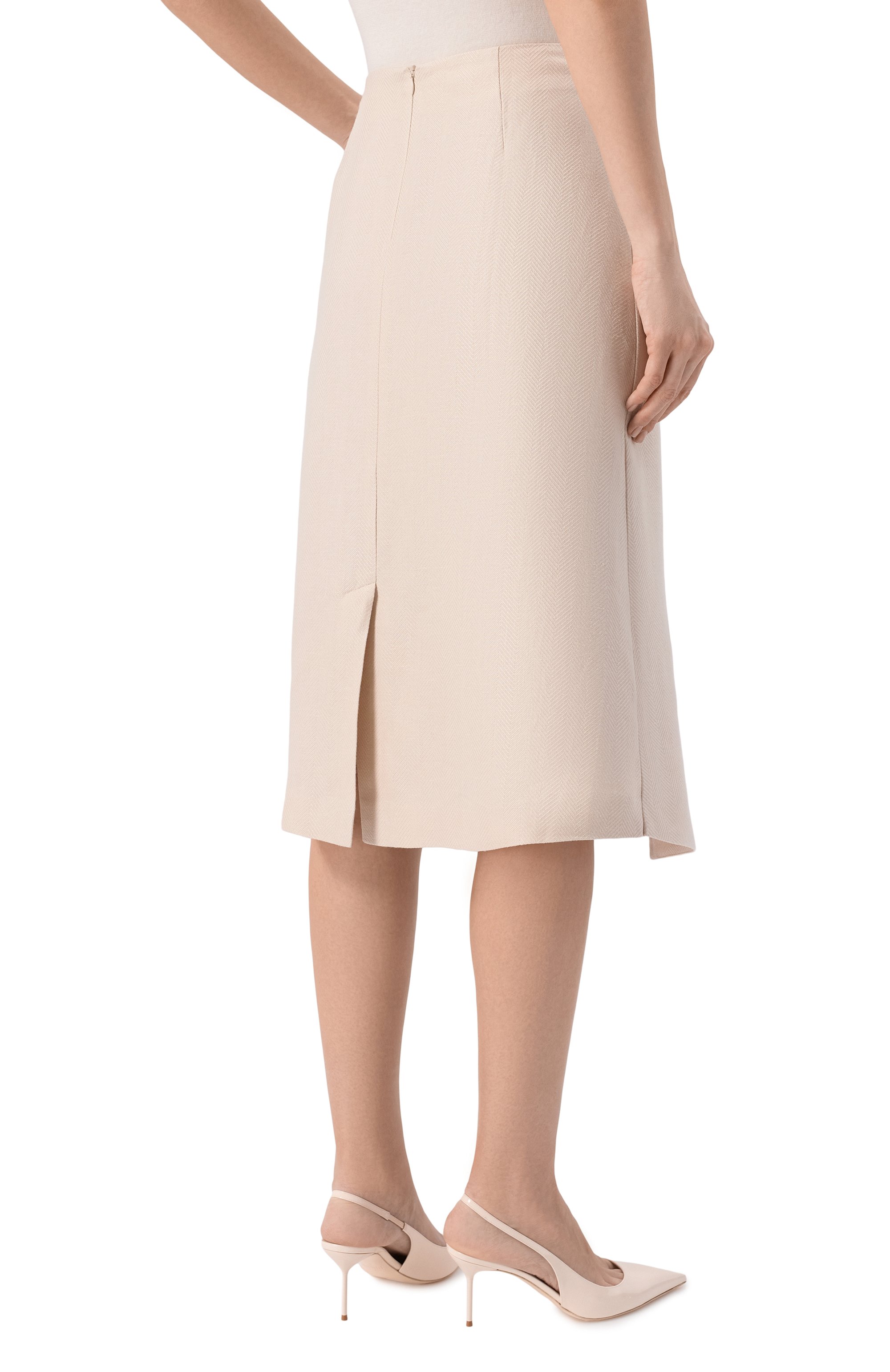 Льняная юбка OFFICINE GENERALE, арт. S26WSKT151, фото 4