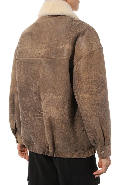 Двусторонняя дубленка из овчины LUDA NIKISHINA, арт. FJ/VILLE/np-kr/copper, фото 4