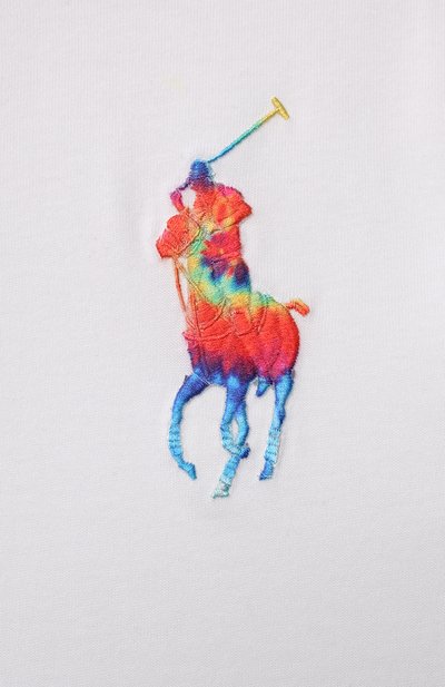 Хлопковая футболка RALPH LAUREN, арт. 322858710, фото 3