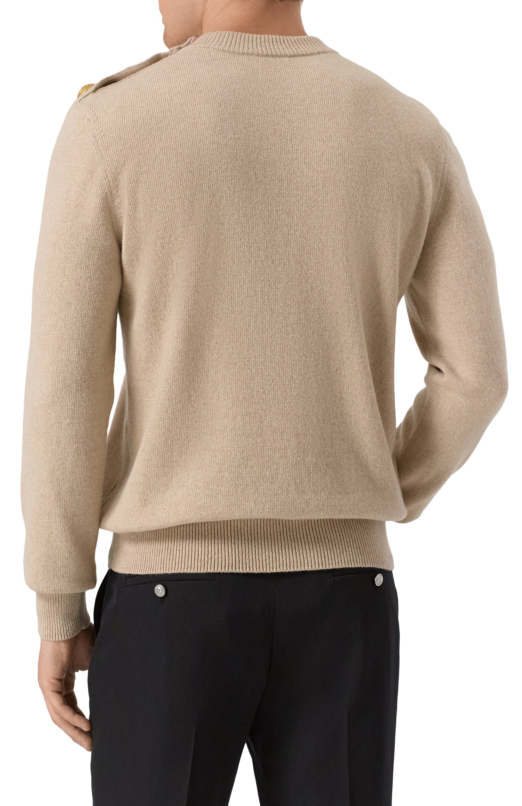 Джемпер из кашемира и шерсти BALMAIN, арт. FH1KD010/KI87, фото 4