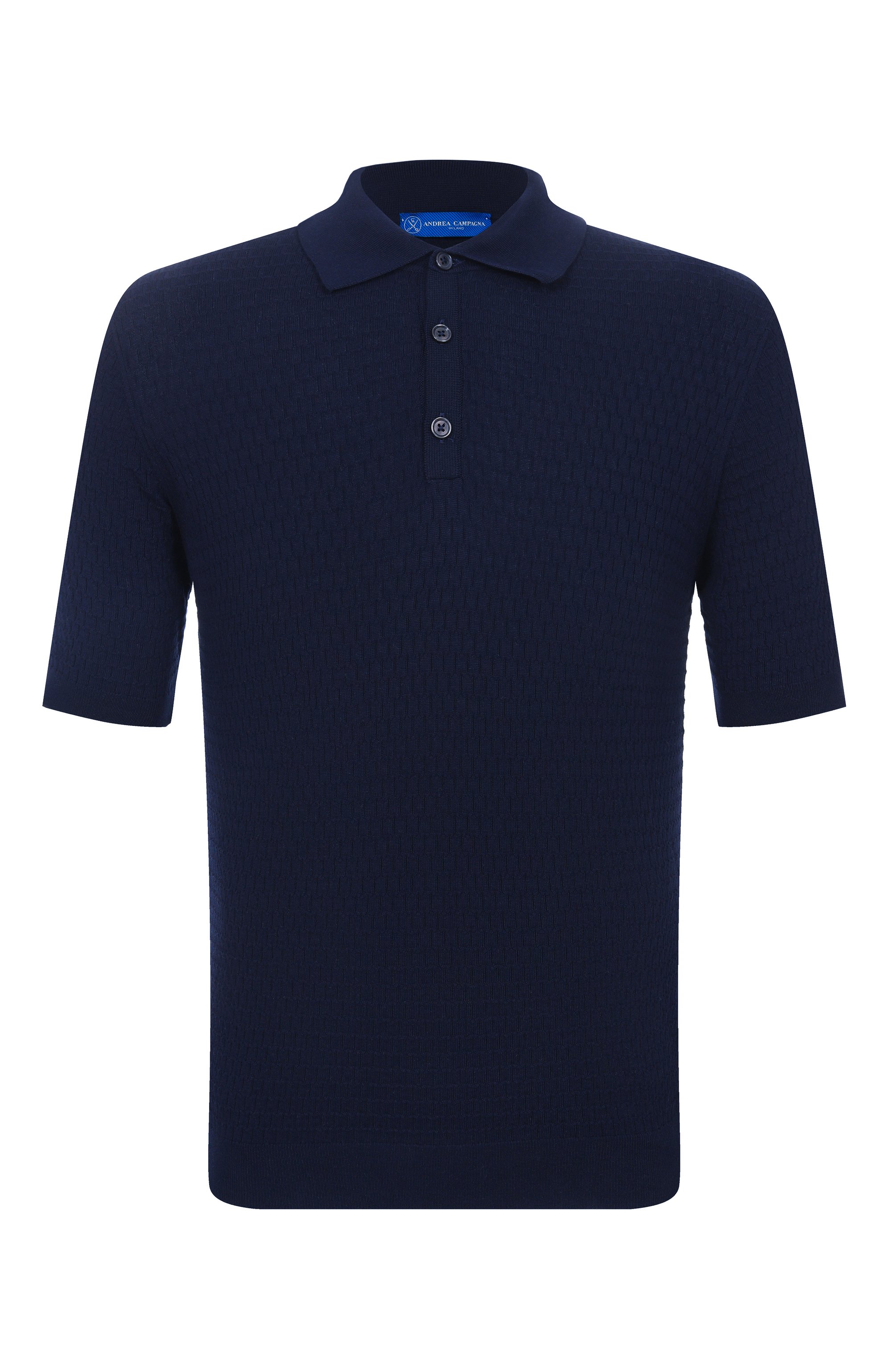 Хлопковое поло ANDREA CAMPAGNA, арт. M5426-8001, фото 1