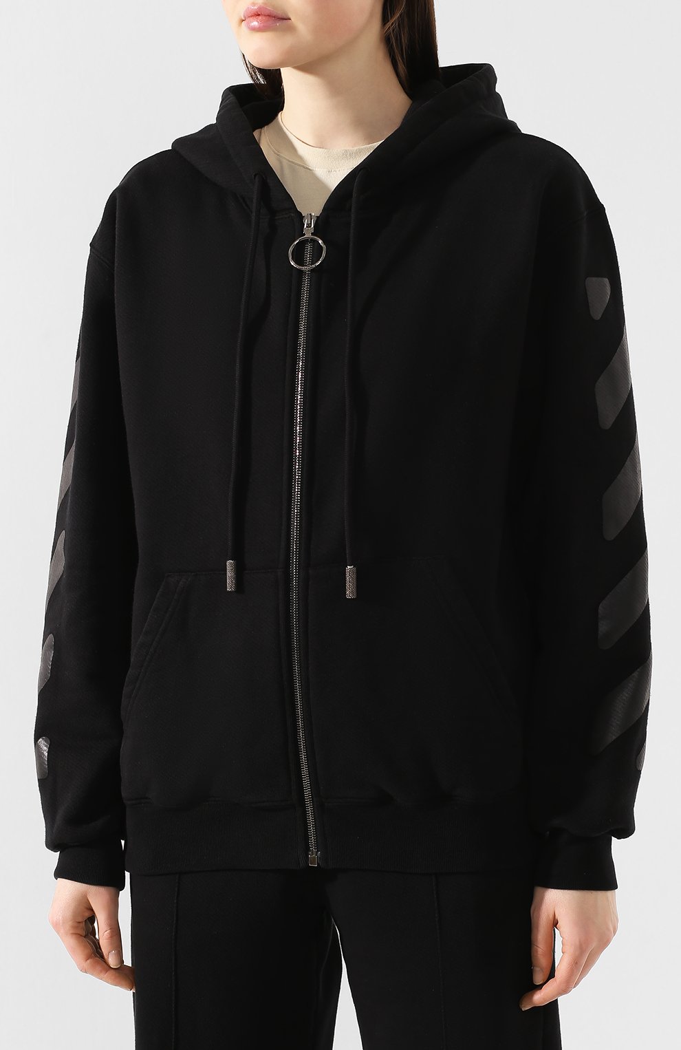 Хлопковая толстовка OFF-WHITE, арт. 0WBE005R20F301251010, фото 3