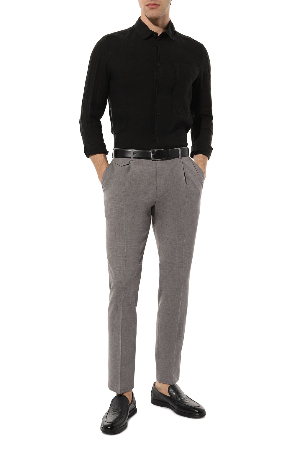 Шерстяные брюки WINDSOR серого цвета по цене 33100 руб., арт. 13 SILVI/10014494, фото 2 Шерстяные брюки WINDSOR, арт. 13 SILVI/10014494, фото 2
