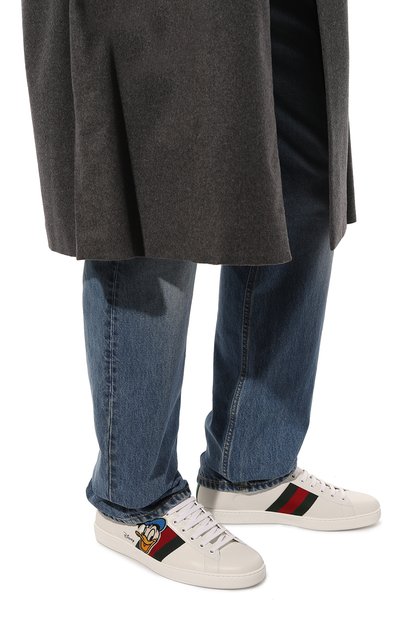 Кожаные кеды ace disney x gucci GUCCI, арт. 649399 1XG60, фото 3