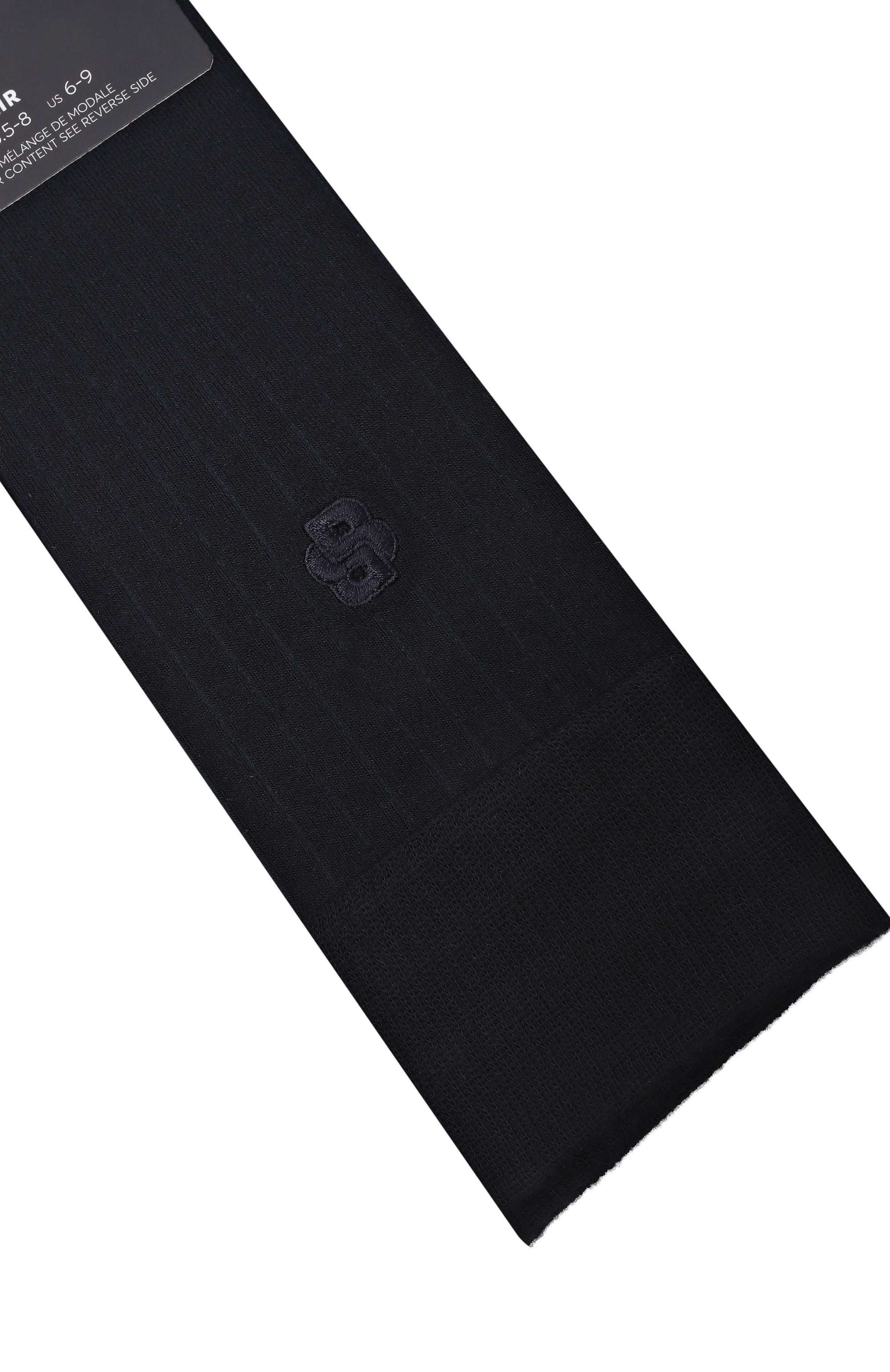 Носки из вискозы BOSS темно-синего цвета по цене 1995 руб., арт. 50518489, фото 2 Носки из вискозы BOSS, арт. 50518489, фото 2